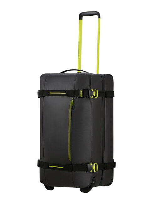 URBAN TRACK Reisetasche, mittelgro&szlig;, mit Rollen Schwarz/Limette - Reisetaschen