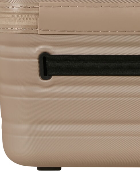 FLASHLINE Stabiler Kosmetikkoffer mit Schultergurt elfenbeingold - Beauty-Case