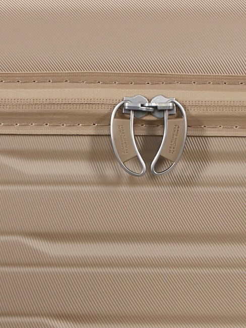 FLASHLINE Stabiler Kosmetikkoffer mit Schultergurt elfenbeingold - Beauty-Case