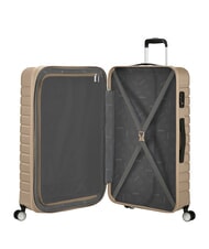 AMERICAN TOURISTER FLASHLINE Gro&szlig;er erweiterbarer Trolley elfenbeingold - Harte Trolleys - 6