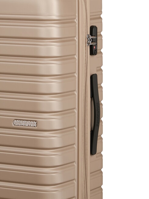 FLASHLINE Gro&szlig;er erweiterbarer Trolley elfenbeingold - Harte Trolleys