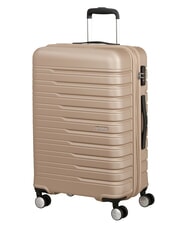 AMERICAN TOURISTER FLASHLINE Mittelgro&szlig;er erweiterbarer Trolley elfenbeingold - Harte Trolleys - 3