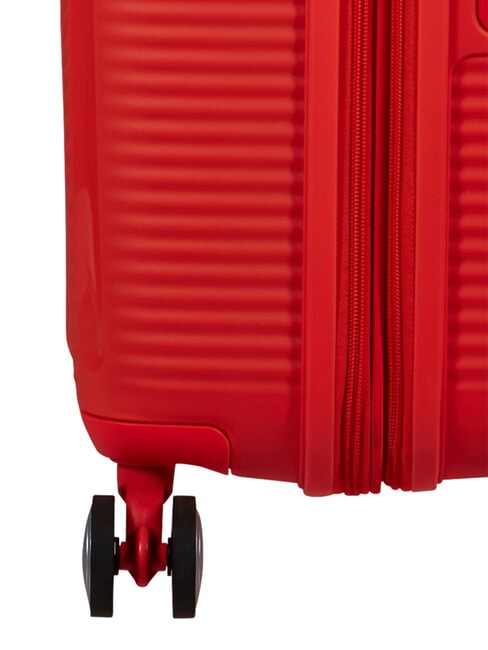 SOUNDBOX SPINNER Mittlerer Trolley, erweiterbar Neonorange - Harte Trolleys