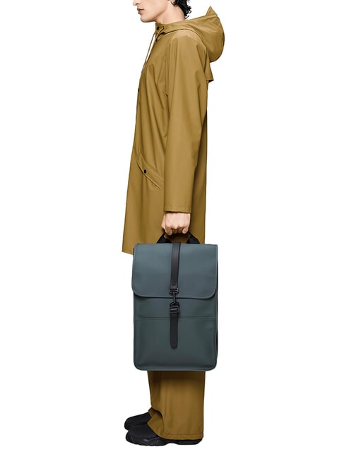 BACKPACK Wasserdichter Rucksack Dunkelgrau - Rucks&auml;cke f&uuml;r Schule &amp; Freizeit