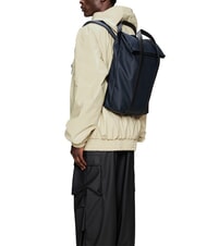 RAINS 2 WAY Rucksack / Handtasche Marine - Rucks&auml;cke f&uuml;r Schule &amp; Freizeit - 4