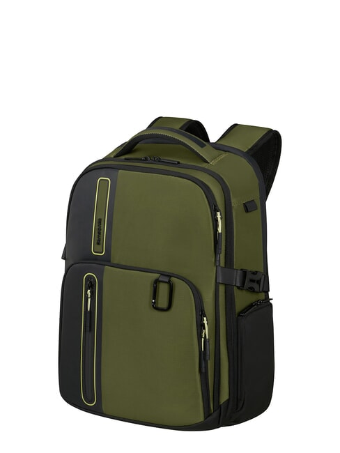 BIZ2GO Tagesausflugsrucksack, 15,6 "PC-Halterung Wasabi/schwarz - PC-Rucks&auml;cke