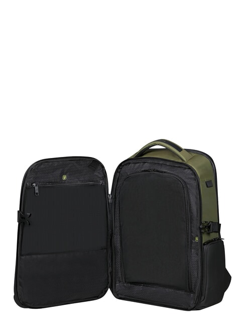 BIZ2GO Tagesausflugsrucksack, 15,6 "PC-Halterung Wasabi/schwarz - PC-Rucks&auml;cke