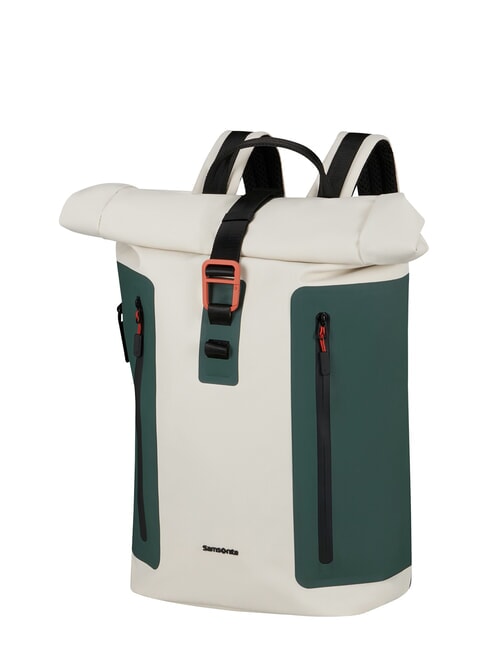 COATIFY BIZ Rolltop-Rucksack f&uuml;r 15,6-Zoll-Laptop mattes Quarz/Efeu - PC-Rucks&auml;cke