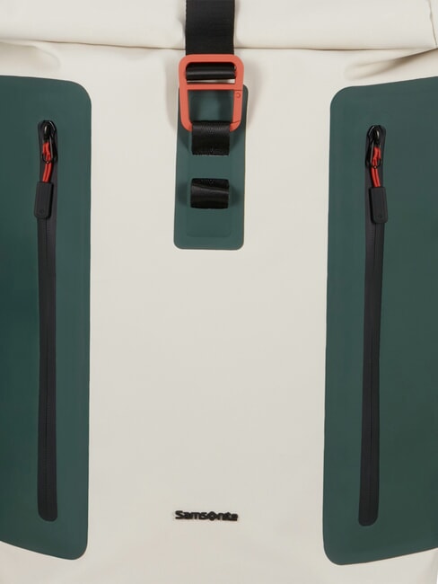 COATIFY BIZ Rolltop-Rucksack f&uuml;r 15,6-Zoll-Laptop mattes Quarz/Efeu - PC-Rucks&auml;cke