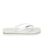 HAVAIANAS BRASIL LOGO Flip-Flops f&uuml;r Herren Wei&szlig; - Schuhe Unisex - 3