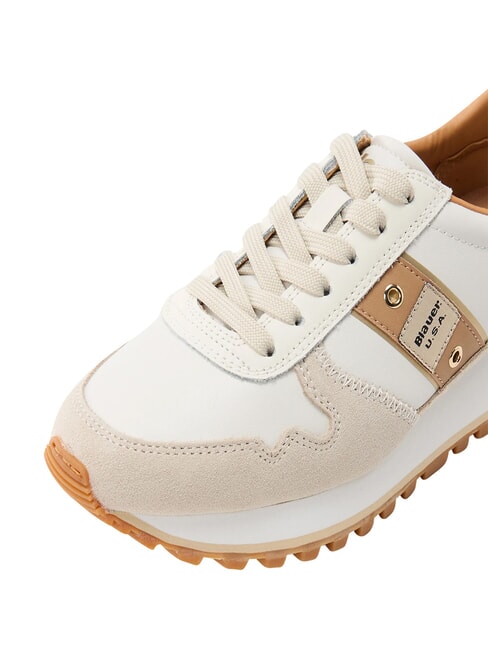 MILLEN Turnschuhe cremefarben/schwarz - Damenschuhe