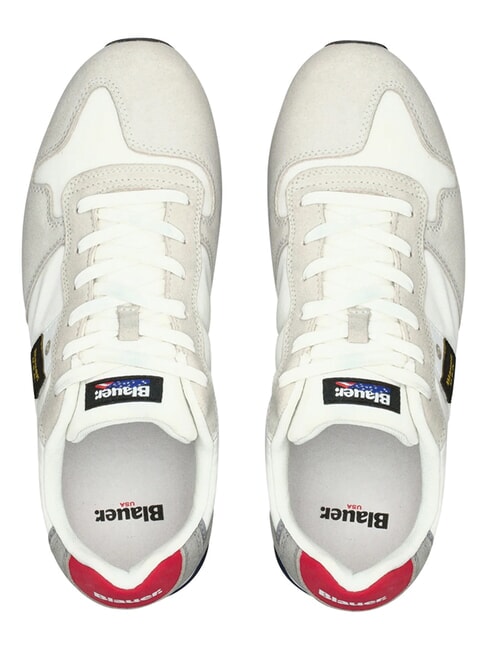 QUEENS Turnschuhe wei&szlig;/rot/marineblau - Herrenschuhe