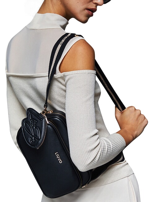 ACHALA Mini-Schultertasche SCHWARZ - Damentaschen