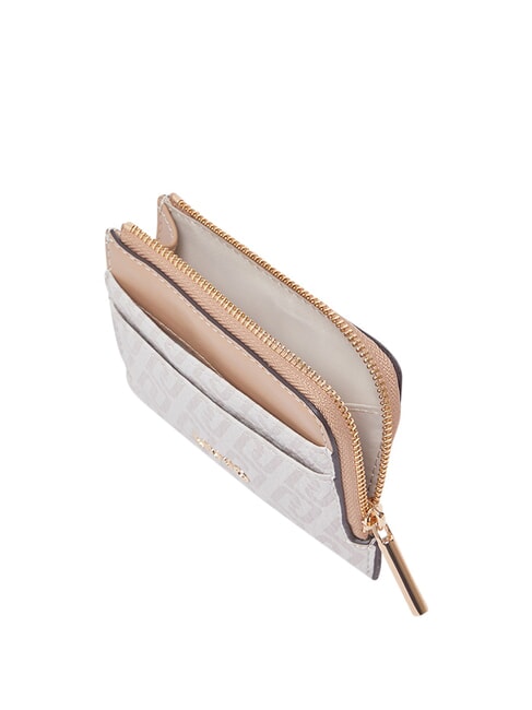 CALIWEN Zip-Kartenhalter nat&uuml;rlich/dunkelpulver - Brieftaschen Damen