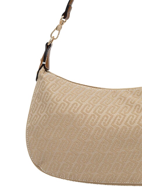 KALISKA Schultertasche mit Schultergurt nat&uuml;rlich - Damentaschen