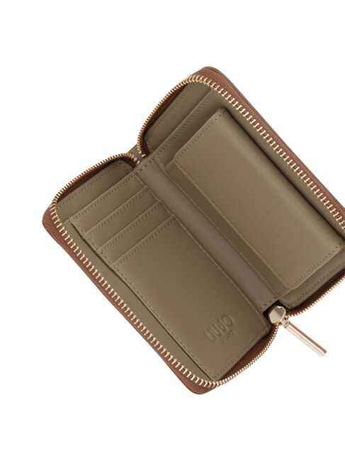 CALIWEN Kleine Geldb&ouml;rse Nuss - Brieftaschen Damen