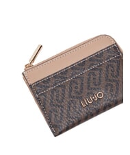 LIUJO CALIWEN Zip-Kartenhalter dunkelbraun/dunkelpulver - Brieftaschen Damen - 4