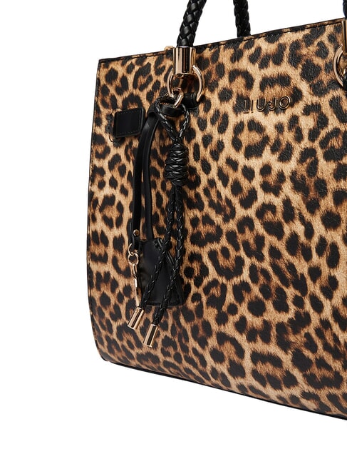 MANHATTAN Handtasche mit Schulterriemen nat&uuml;rlicher Fleck. - Damentaschen