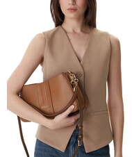 LIUJO EMATITE Schultertasche mit Schultergurt Nuss - Damentaschen - 4