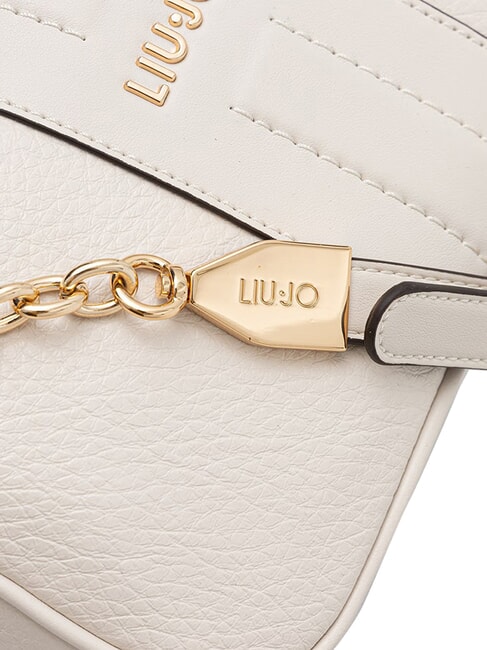 EMATITE Schultertasche mit Schultergurt Creme - Damentaschen
