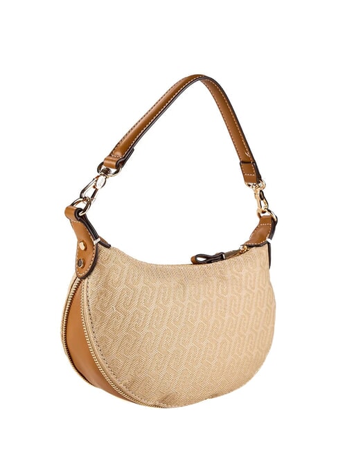 KALISKA Schultertasche mit Schultergurt nat&uuml;rlich - Damentaschen