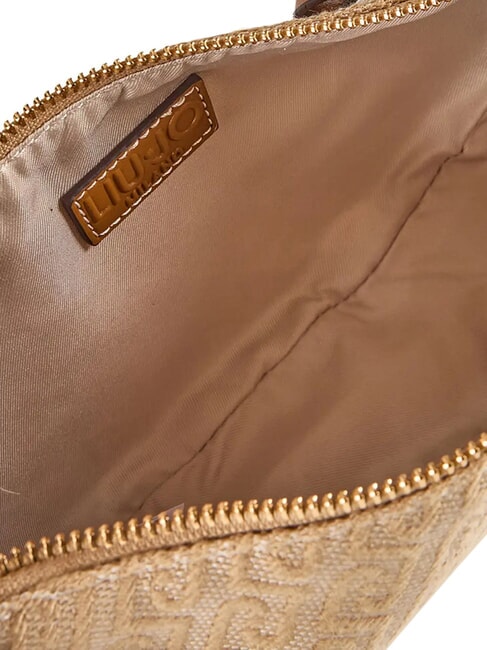 KALISKA Schultertasche mit Schultergurt nat&uuml;rlich - Damentaschen