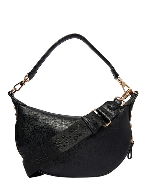 KALISKA Schultertasche mit Schultergurt SCHWARZ - Damentaschen