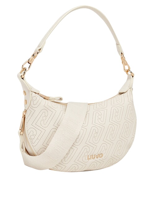KALISKA Schultertasche mit Schultergurt Creme - Damentaschen