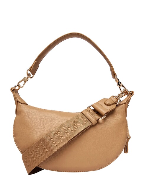 KALISKA Schultertasche mit Schultergurt Kamel - Damentaschen