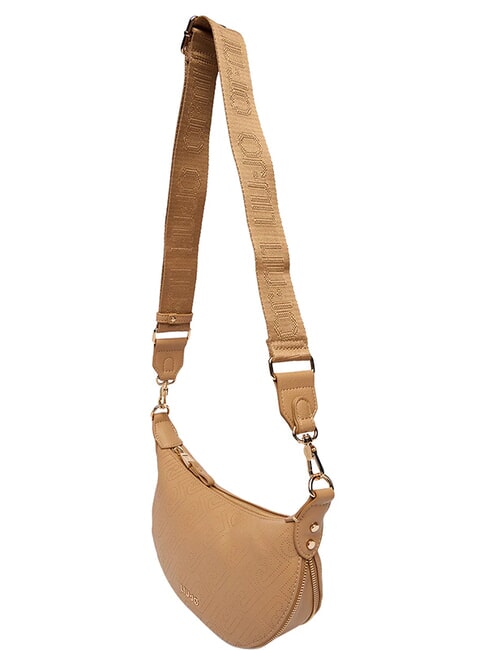 KALISKA Schultertasche mit Schultergurt Kamel - Damentaschen