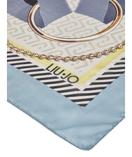 LIUJO LOGO Schal staubiges Blau - Schals - 3