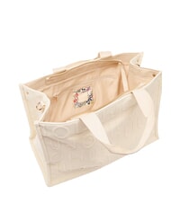 LIUJO LOGO Handtasche mit Schulterriemen wei&szlig;e Creme - Damentaschen - 4