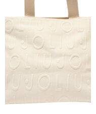 LIUJO LOGO Handtasche mit Schulterriemen wei&szlig;e Creme - Damentaschen - 6
