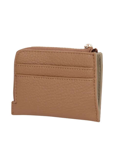 CALIWEN Kartenetui / M&uuml;nzb&ouml;rse Nuss - Brieftaschen Damen