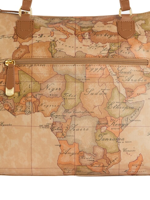 GEO CLASSIC Einkaufstasche mit doppelter Tragem&ouml;glichkeit NAT&Uuml;RLICH - Damentaschen