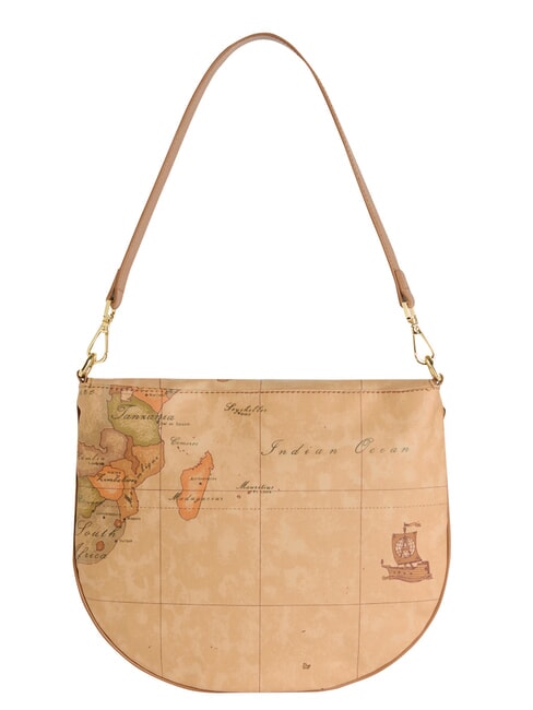 GEO CLASSIC Schultertasche mit Klappe NAT&Uuml;RLICH - Damentaschen