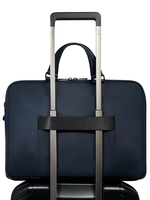 WOLLEM Aktentasche f&uuml;r Laptop und iPad Pro 12,9" Blau - Arbeitstaschen