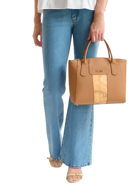 BLOO CITY Handtasche mit Schulterriemen TABAK - Damentaschen