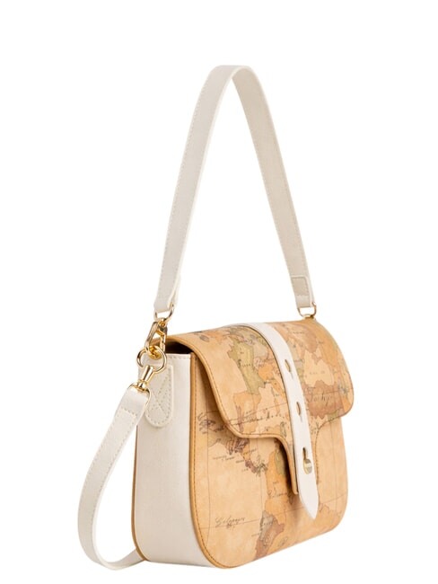 ESCAPE GEO Schultertasche mit Schultergurt Elfenbein - Damentaschen