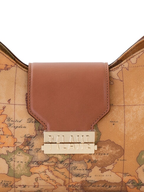 GEO CLASSIC Schultertasche mit Schultergurt NAT&Uuml;RLICH - Damentaschen