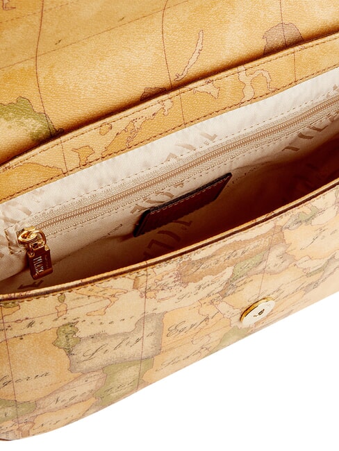 GEO CLASSIC Schultertasche mit Klappe NAT&Uuml;RLICH - Damentaschen