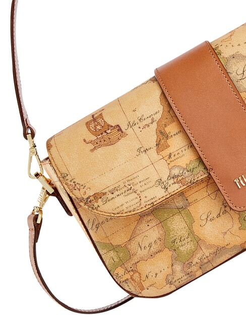 GEO CLASSIC Schultertasche mit Klappe NAT&Uuml;RLICH - Damentaschen