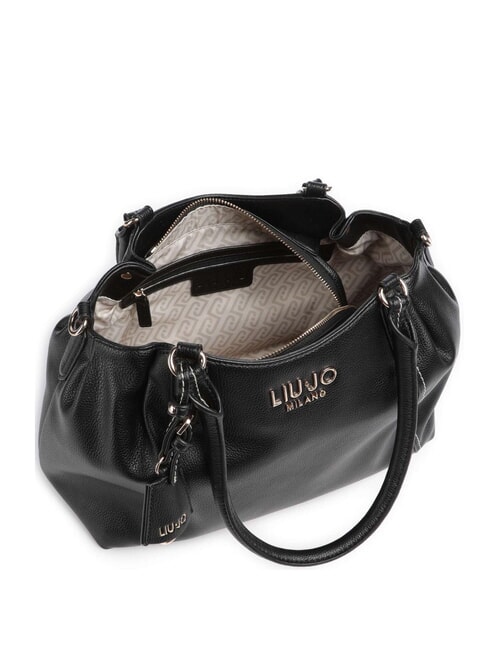 TREPIDA Schultertasche mit Schultergurt SCHWARZ - Damentaschen