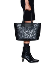 ARMANI EXCHANGE A|X ALL OVER Schulter-Eink&auml;ufer Schwarz - Damentaschen - 3