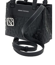ARMANI EXCHANGE A|X CHARM Mini-Handtasche mit Schulterriemen Schwarz - Damentaschen - 6