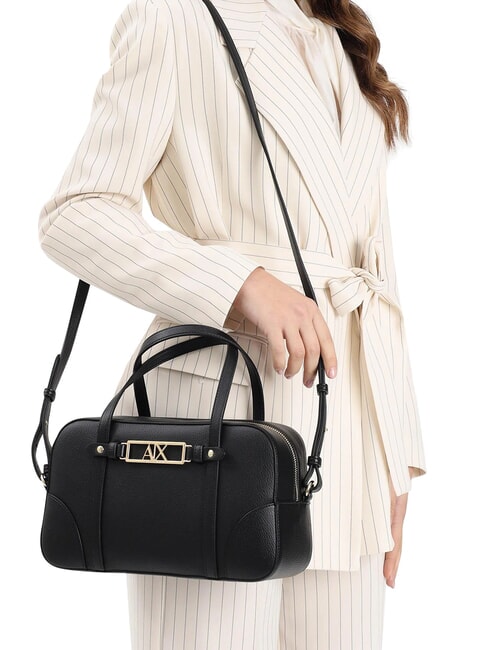 POLLY Tragetasche mit Schultergurt Schwarz - Damentaschen