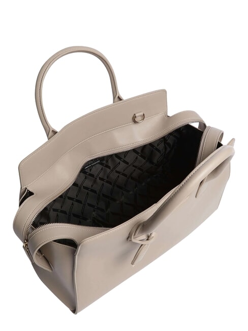 AMELIE Einkaufstasche mit Schultergurt Sand - Damentaschen