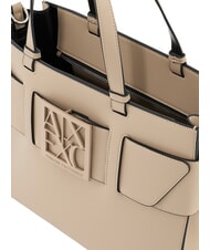 ARMANI EXCHANGE A|X BUCKLE Handshopper, mit Schultergurt Sand - Damentaschen - 7