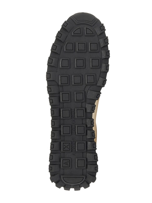 DROP MICROSUEDE Sneaker mit kontrastierendem Logo Cremewei&szlig; + Schwarz - Herrenschuhe