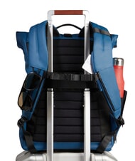 PIQUADRO CORNER SPECIALE GOMMATO Rolltop-Rucksack f&uuml;r 15,6-Zoll-Laptop - PC-Rucks&auml;cke